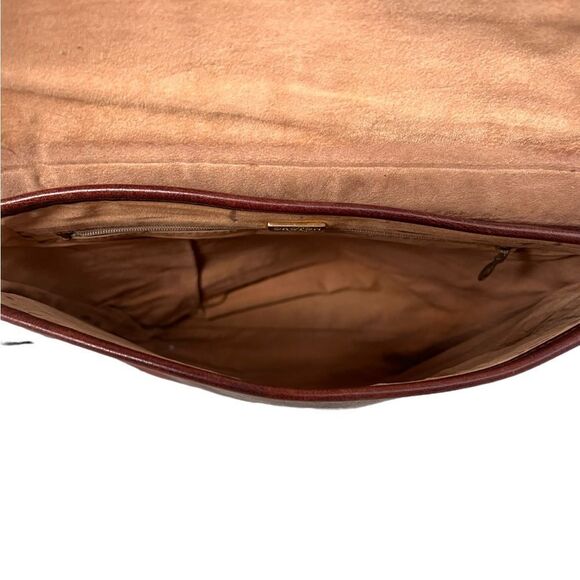 Oroton Vintage Brown Crossbody Bag - Picture 5 of 7